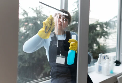 Nettoyage de vitres intérieures et extérieures à Baslieux